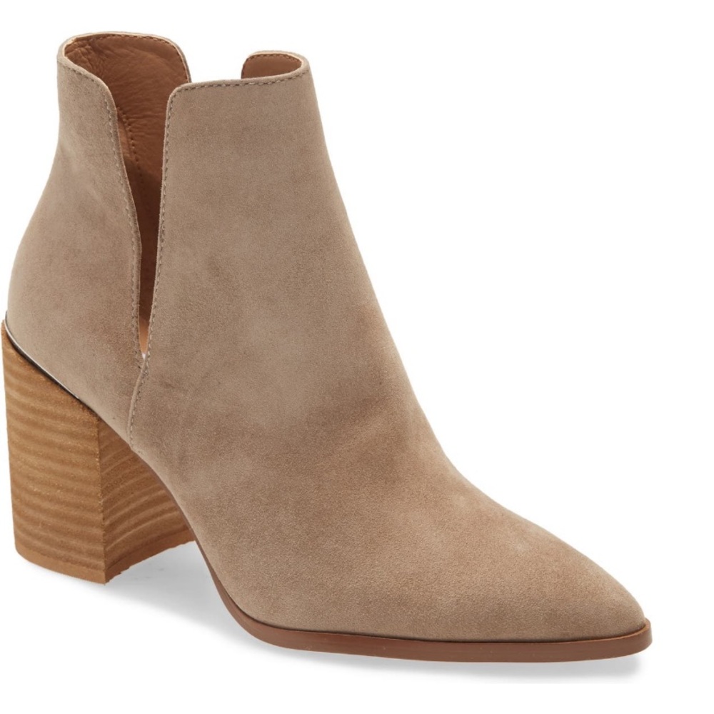 Steve Madden Tan Kaylah Pointed Toe Bootie
